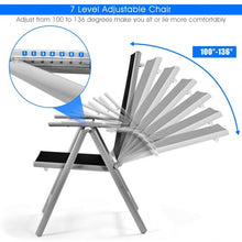 Load image into Gallery viewer, Set of 2 Patio Folding Chairs