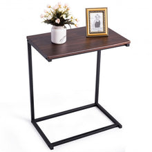 Load image into Gallery viewer, 26" Beside Sofa Laptop Holder End Stand Desk-Coffee