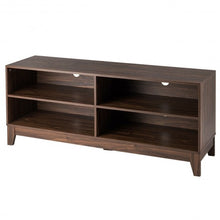 Load image into Gallery viewer, 58" Modern Entertainment Media Center Wood TV Stand-Walnut