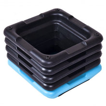Load image into Gallery viewer, 16" x 16" Adjustable 4 Risers Lightweight Aerobic Pedals