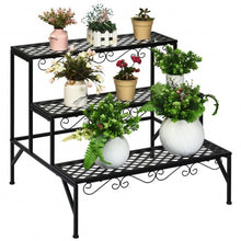 Load image into Gallery viewer, 3 Tiers Metal Decorative Plant Stand