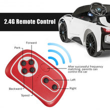 Load image into Gallery viewer, 12V Licensed BMW I8 Kids Ride On Car-White
