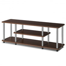 Load image into Gallery viewer, 3-Tier 110 lbs Stainless Steel Listed TV Stand