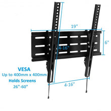 Load image into Gallery viewer, 3° to 10° LCD LED Plasma Flat Tilt TV Wall Mount Bracket