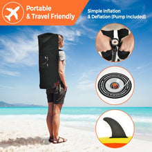 Load image into Gallery viewer, 10.8' Inflatable Kayak Set K1 1-Person Sit-On-Top Kayak with Oars-Yellow