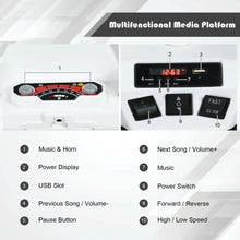 Load image into Gallery viewer, 12V Kids 4-Wheeler ATV Quad Ride On Car -White