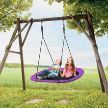Load image into Gallery viewer, 60" Saucer Surf Outdoor Adjustable Swing Set-Purple