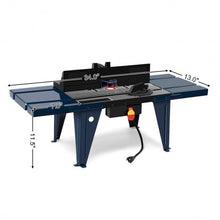 Load image into Gallery viewer, Electric Aluminum Router Table Wood Working Craftsman Tool Benchtop