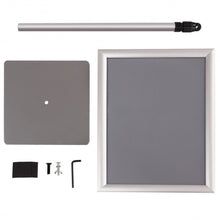 Load image into Gallery viewer, 11" x 17" Adjustable Aluminum Pedestal Poster Graphics Stand Holder-Silver