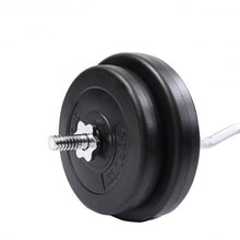 Load image into Gallery viewer, 64 lbs Gym Lifting Exercise Barbell Dumbbell Set