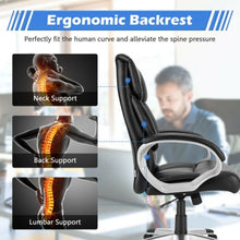 Load image into Gallery viewer, Big and Tall Adjustable High Back Leather Executive Computer Desk Chair