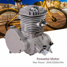 Load image into Gallery viewer, 80cc 2-Stroke Bicycle Gasoline Engine Motor Kit DIY Motorized Bike BlackNew Gray