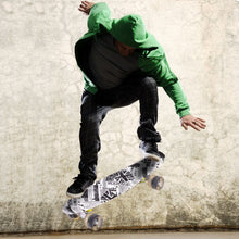 Load image into Gallery viewer, Concise 2 Colors Skateboard with Semi-transparent Wheels