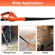 Load image into Gallery viewer, Cordless Leaf Blower Sweeper with 130 MPH Blower Battery & Charger