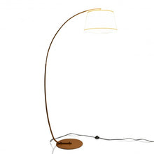 Load image into Gallery viewer, Arc Sturdy Base Modern Floor Lamp with Hanging Lampshade