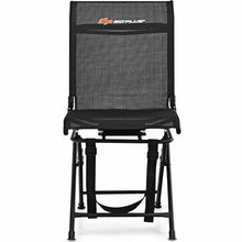 Load image into Gallery viewer, Foldable 360-degree Swivel Hunting Chair with Iron Frame for All-weather Outdoor