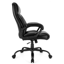 Load image into Gallery viewer, 400 Pounds Big and Tall Adjustable High Back Leather Office Chair Task Chair
