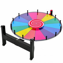 Load image into Gallery viewer, 24" Editable 14 Slot Fortune Spinning Game Tabletop