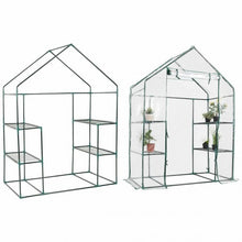 Load image into Gallery viewer, Portable Outdoor 4 Shelves Greenhouse