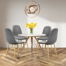 Load image into Gallery viewer, Set of 4 Gray Accent Dining Chairs