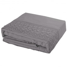 Load image into Gallery viewer, Twin Size 4 Pieces Bed Sheet Set-Gray