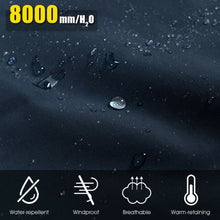 Load image into Gallery viewer, Women's Hooded Long Down Coat with Faux-fur Trim-Navy-M