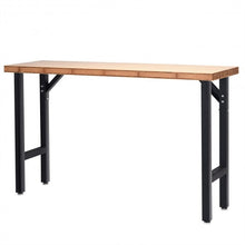 Load image into Gallery viewer, 65" Bamboo Modular Workbench Table
