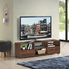 Load image into Gallery viewer, TV Stand Entertainment Media Center Console for TV's up to 60" w/ Drawers Walnut