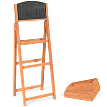 Load image into Gallery viewer, Wooden Sidewalk Menu Chalkboard Sign Display Shelves