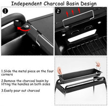 Load image into Gallery viewer, Height Adjustable Outdoor Barbecue Charcoal Grill Stove
