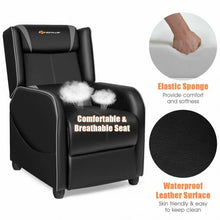 Load image into Gallery viewer, Home Massage Gaming Recliner Chair-Gray
