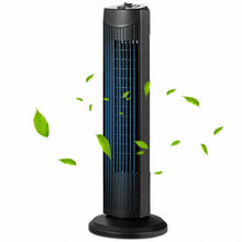 Load image into Gallery viewer, Fantask 35W 28" Quiet Bladeless Oscillating Tower Fan-Black