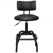 Load image into Gallery viewer, Adjustable Swivel Vintage PU Leather Bar Stool