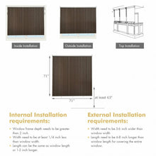 Load image into Gallery viewer, 6' x 6' Roller Light Filtering Protection Window Shade Blind-Coffee