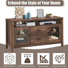 Load image into Gallery viewer, TV Stand Tall Entertainment Center Hold up