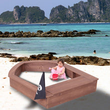 Load image into Gallery viewer, Beach Toy Sandboat Captain Series Cedar Sandbox