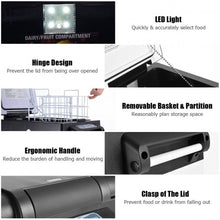 Load image into Gallery viewer, 55 Quarts Portable Electric Car Refrigerator-Black