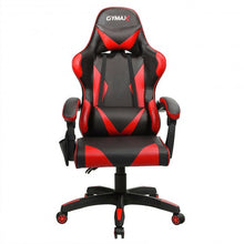 Load image into Gallery viewer, Gaming Chair Reclining Swivel with Massage Lumbar Support -Red