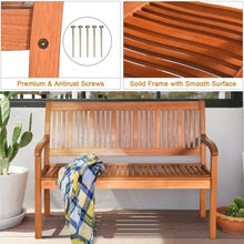 Load image into Gallery viewer, Two Person Outdoor Garden Bench