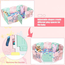 Load image into Gallery viewer, 10-Panel Kids Safety Activity Center -Pink