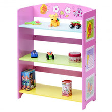 Load image into Gallery viewer, Kids Adorable Corner Adjustable Bookshelf with 3 Shelves