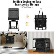 Load image into Gallery viewer, Foldable 360-degree Swivel Hunting Chair with Iron Frame for All-weather Outdoor