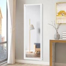 Load image into Gallery viewer, Wood Frame Full Length Hanging Mirror-White