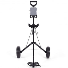 Load image into Gallery viewer, Folding 2 Wheels Push Pull Golf Cart Trolley with Scoreboard