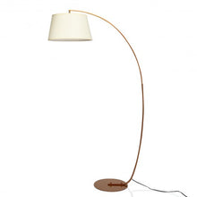 Load image into Gallery viewer, Arc Sturdy Base Modern Floor Lamp with Hanging Lampshade