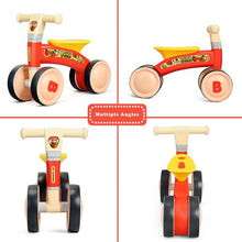 Load image into Gallery viewer, 4 Wheels Toddler Balance Bike No Pedal-Red