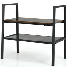 Load image into Gallery viewer, 2-Tier Storage Stackable Shoe Shelf Display Rack for Home