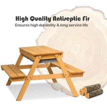 Load image into Gallery viewer, 3 In 1 Convertible Picnic Table Set for Kids