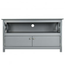 Load image into Gallery viewer, 44" Wooden Storage Cabinet TV Stand-Gray