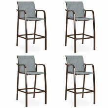Load image into Gallery viewer, 4 PCS Counter Height Stool Patio Chair-Gray